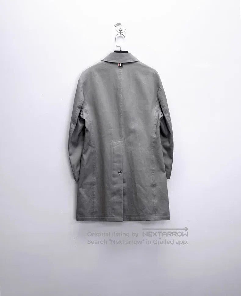 Thom Browne Thom Browne Grey Trench Coat Size US M / EU 48-50 / 2 - 2 Thumbnail