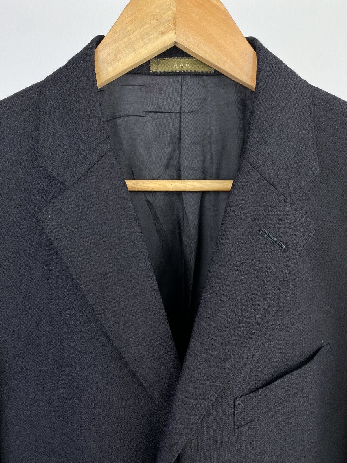 Yohji Yamamoto 90’s Vintage Yohji Design Studio Black Blazer Jacket Size US M / EU 48-50 / 2 - 7 Thumbnail