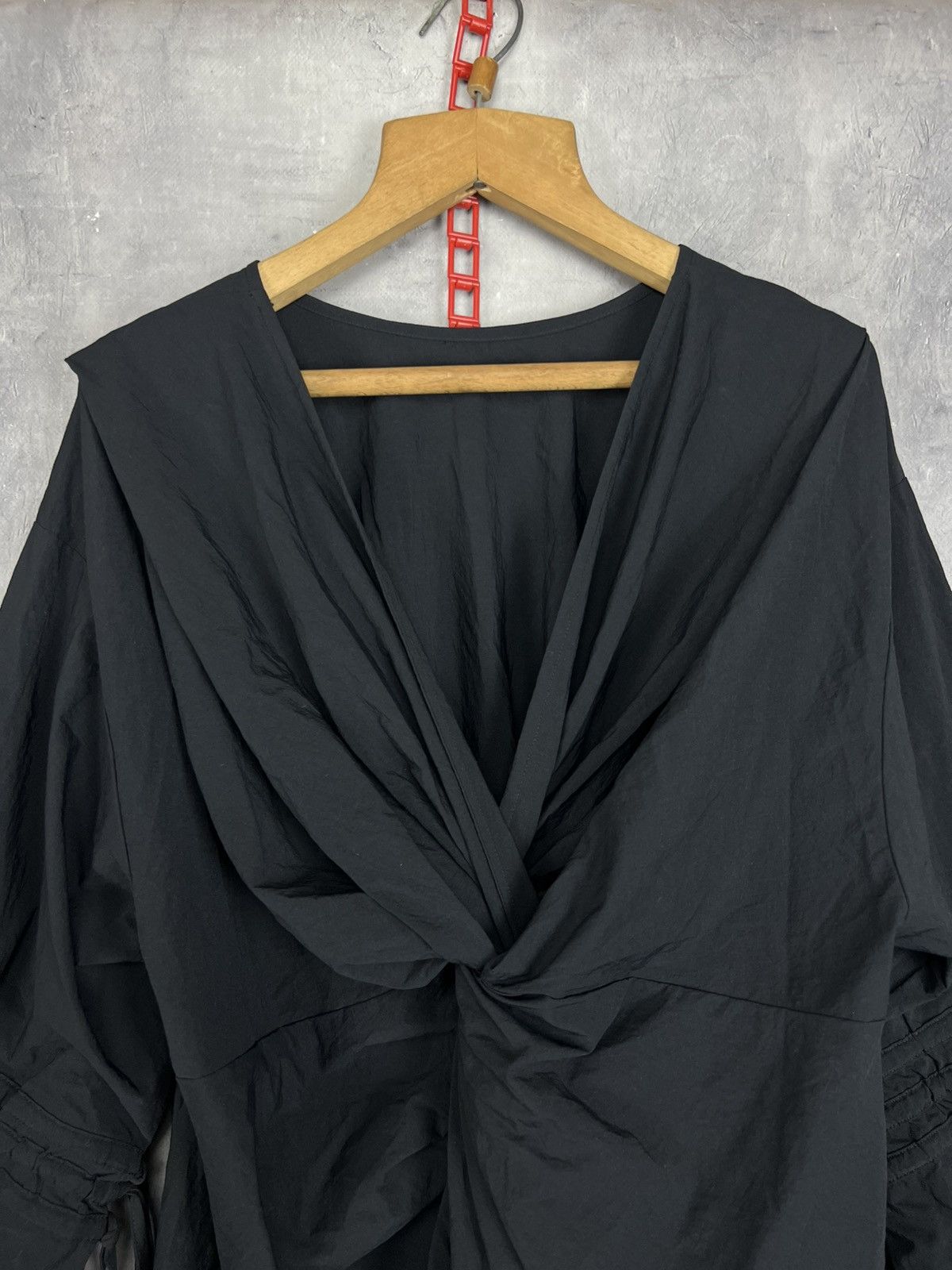 Japanese Brand Muller of Yoshiokudo Japan Black Nylon dress Size 38 Size XS / US 0-2 / IT 36-38 - 5 Thumbnail