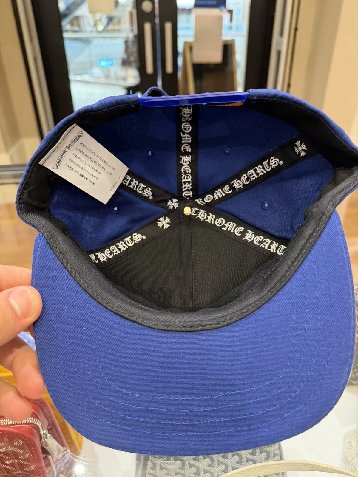 Chrome Hearts Chrome Hearts CH Embroidered Hat - Blue Size ONE SIZE - 5 Thumbnail