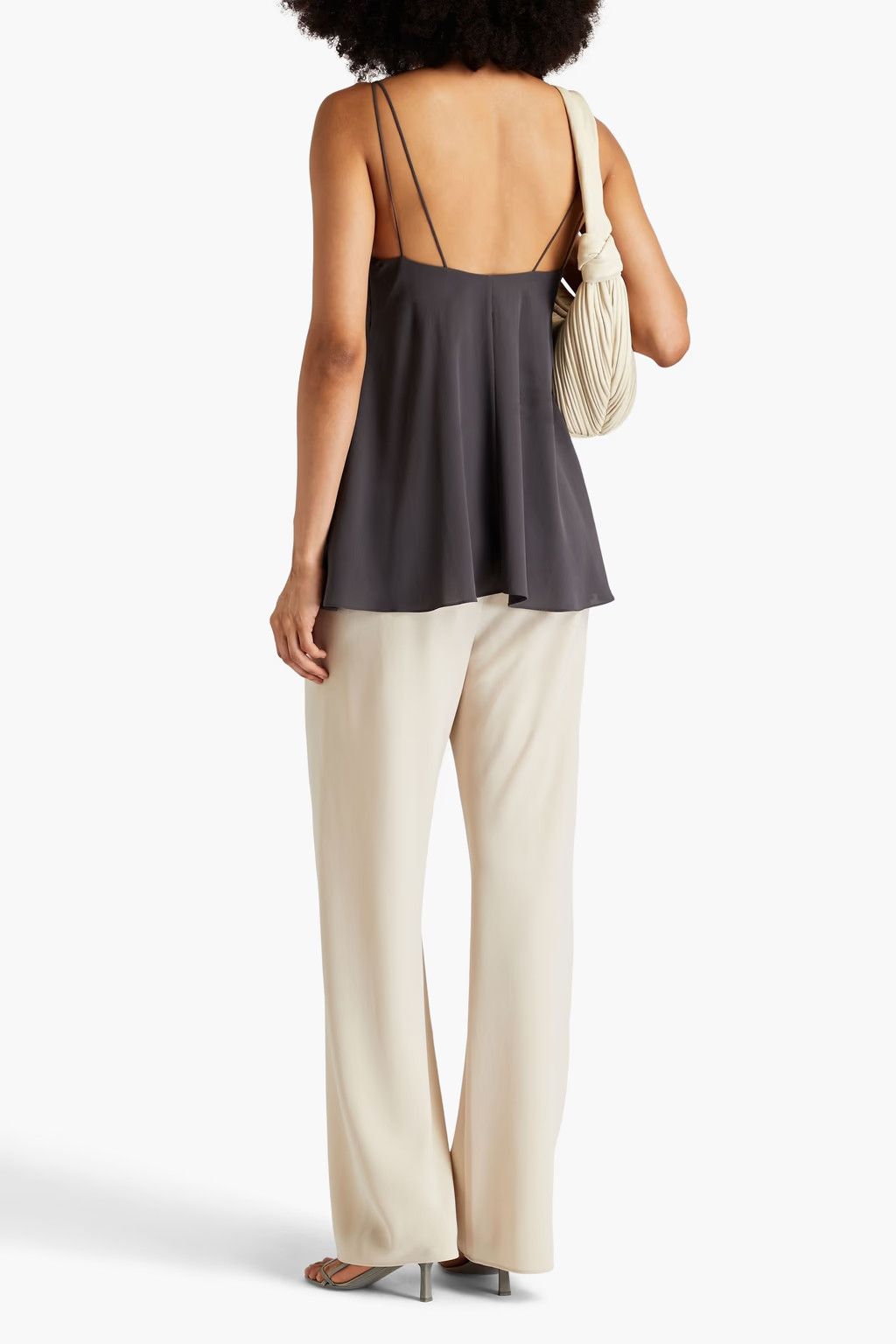 Brunello Cucinelli o1y0825 Camis in Black Size L / US 10 / IT 46 - 3 Thumbnail