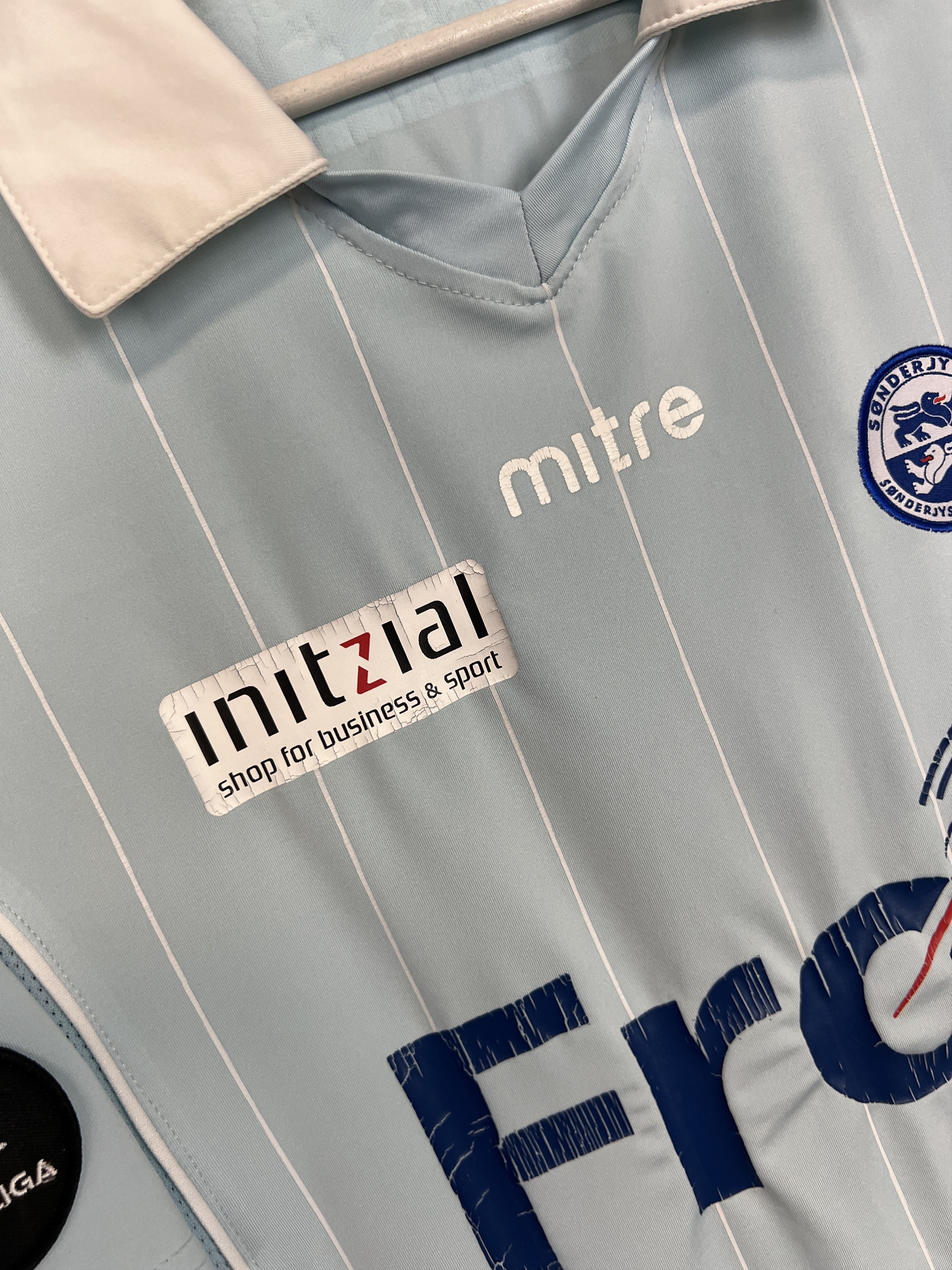 Vintage SonderjyskE football shirt 2010 Soccer Mitre Jersey Tee Size US M / EU 48-50 / 2 - 4 Thumbnail