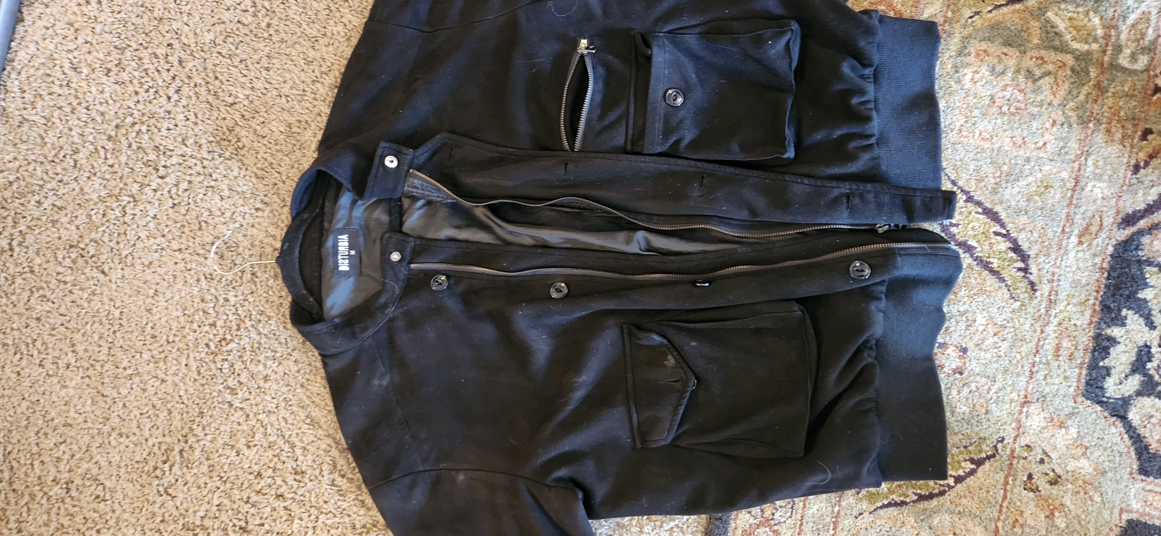 Disturbia Disturbia SS1881 Bomber Suede and Faux Leather Size US M / EU 48-50 / 2 - 3 Thumbnail