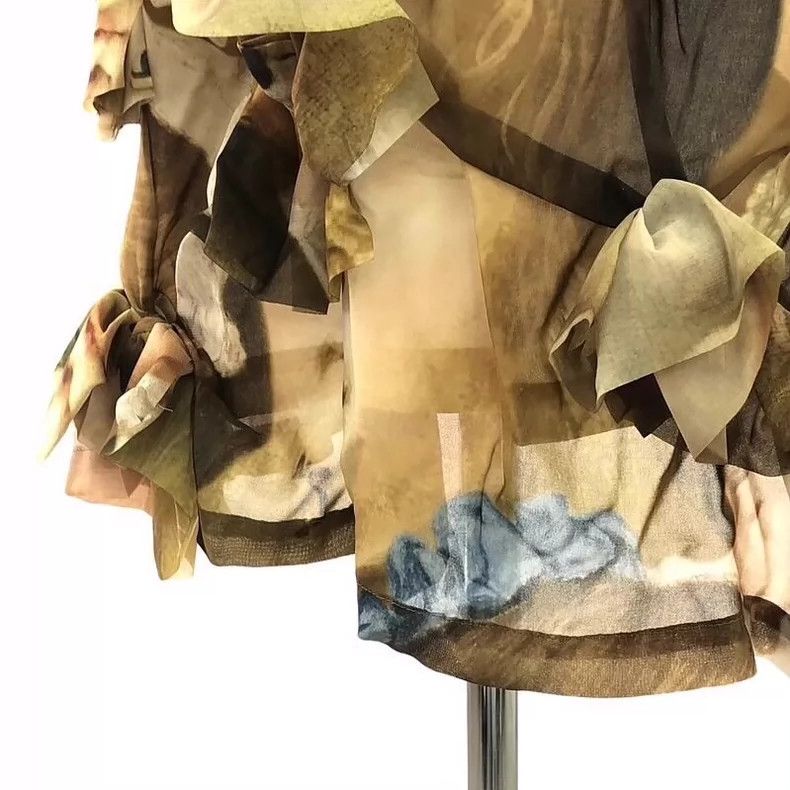 Comme des Garcons Comme Des Garcons Portrait Print 3-D Floral Patchwork Cut Size M / US 6-8 / IT 42-44 - 4 Thumbnail