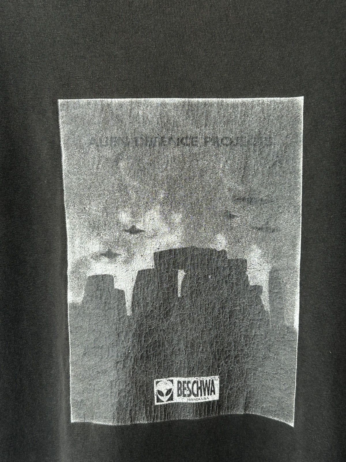Vintage Rare Vintage Alien Defence Projects Beschwa Tees Distressed Faded Size US L / EU 52-54 / 3 - 4 Thumbnail