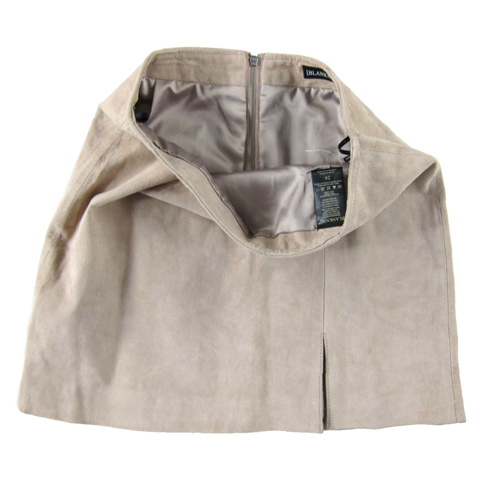 Vintage BLANKNYC Leather Mini Skirt Women 26 Pink 90s 100% Leather Zipper Short Skirt Womens Italy? Size 26" / US 2 / IT 38 - 4 Thumbnail