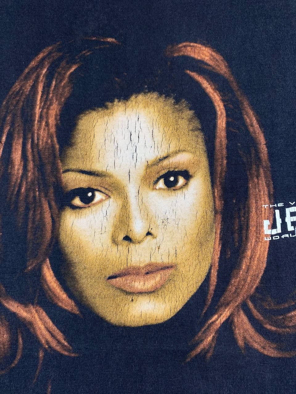 Band Tees vintage 90s janet jackson velvet rope tour 98 distressed tee Size US L / EU 52-54 / 3 - 4 Thumbnail