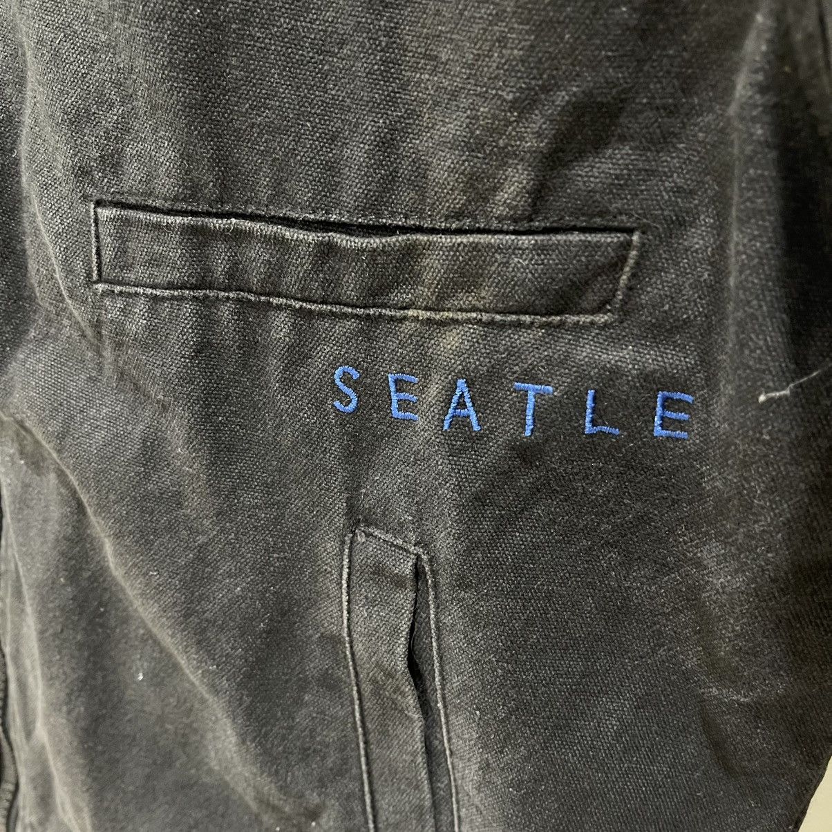 Vintage Seatle Paradise Tavern Duck Canvas Bomber Jacket Size US M / EU 48-50 / 2 - 18 Thumbnail