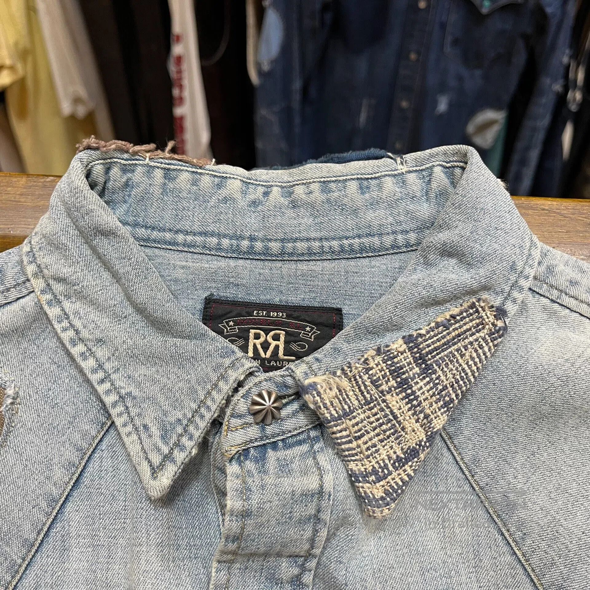 RRL Ralph Lauren Vintage Ralph Lauren Denim Shirt. Size US M / EU 48-50 / 2 - 3 Thumbnail