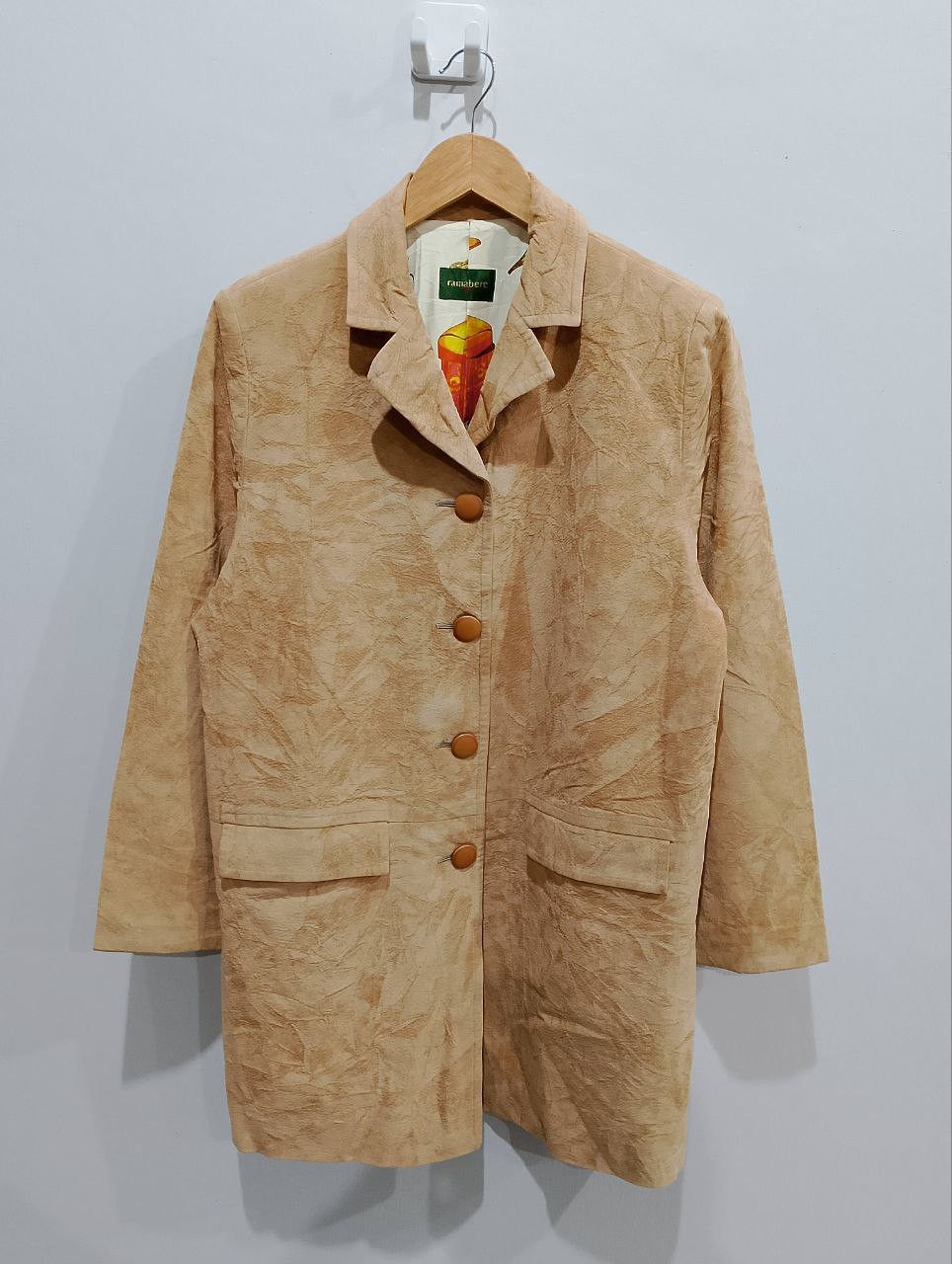 Hysteric Glamour RAMABERE Tricot Japan Made Single Breasted Rayon Trench Coat Size XL / US 12-14 / IT 48-50 - 1 Thumbnail