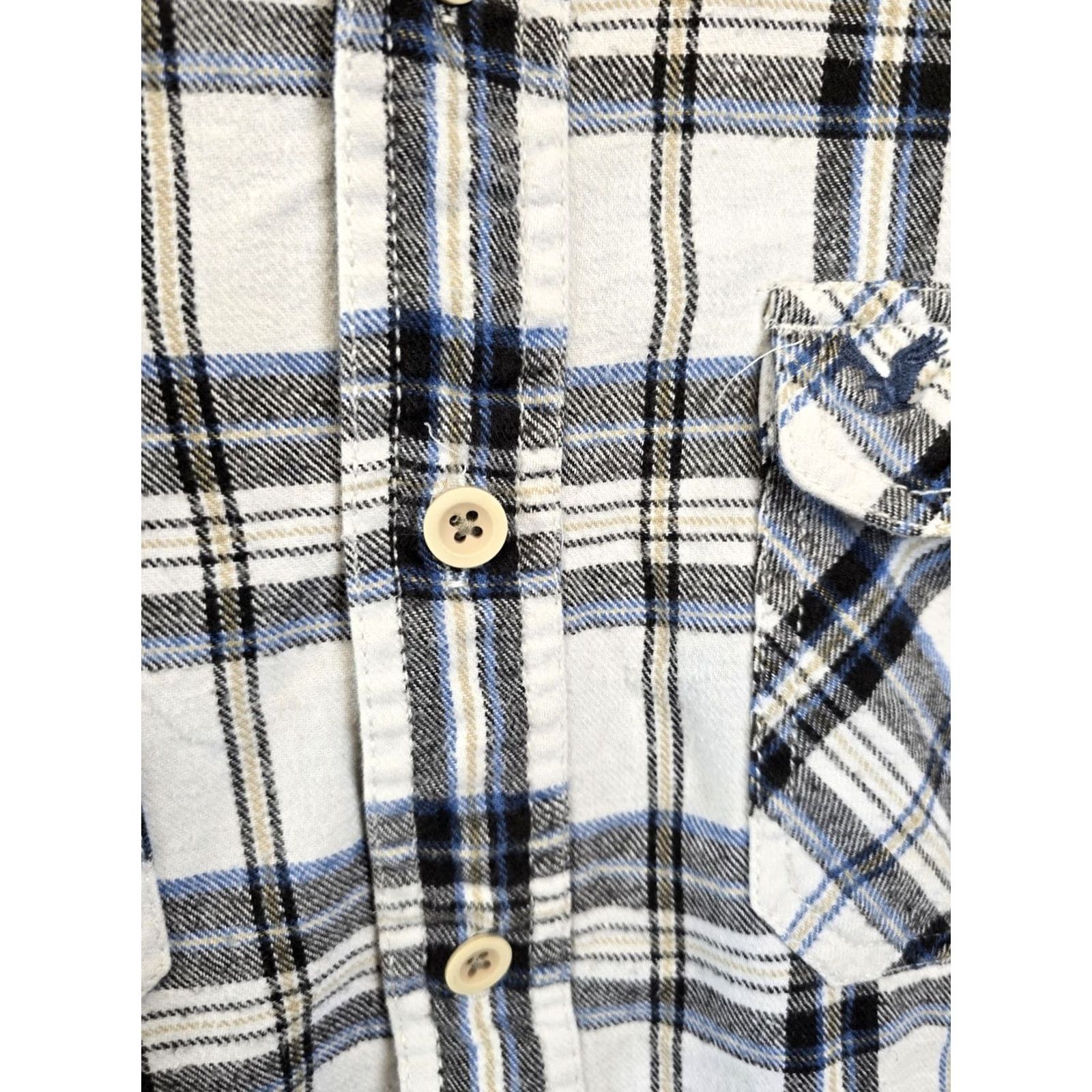 American Eagle Outfitters American Eagle Outfitters Shirt XL Multicolor Plaid Flannel Button-Up Casual Casual, Travel Mens Womens Unisex Adults Size XL / US 12-14 / IT 48-50 - 3 Thumbnail