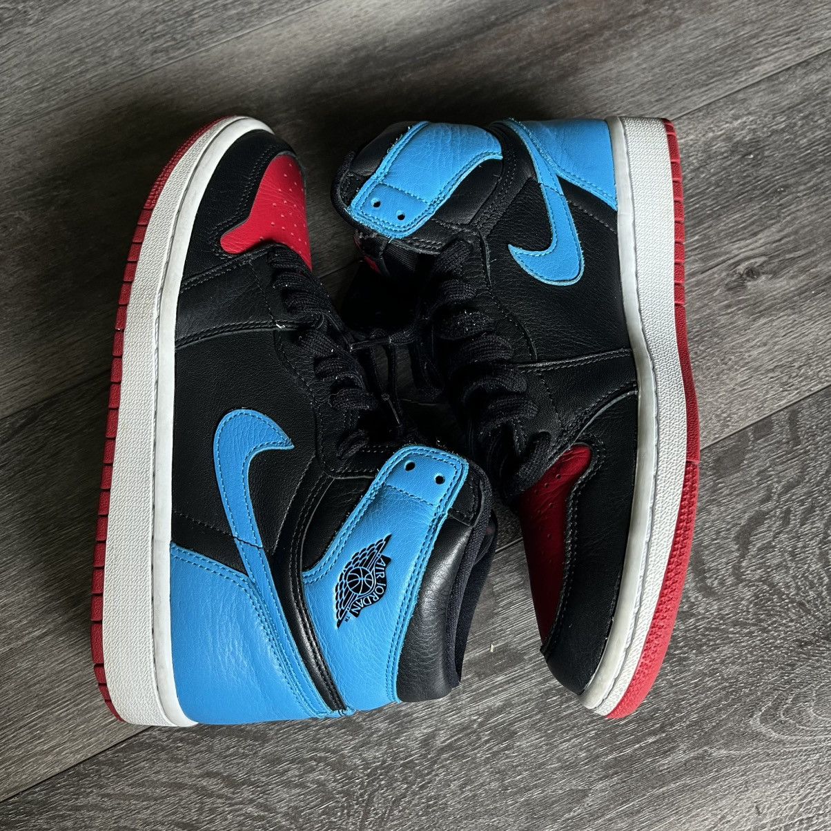 Jordan Brand Jordan 1 Retro High NC to CHI OG Women’s Shoes CD0461-046 Size US 8 / IT 38 - 3 Thumbnail