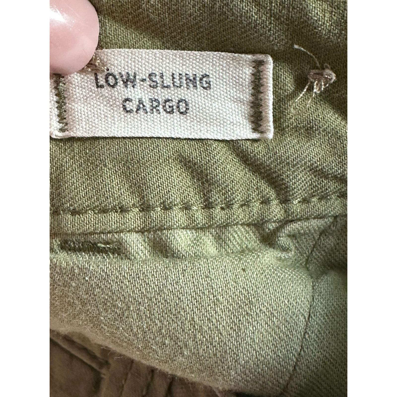 Madewell Madewell green low slung cargo pants size 27 Size 31" - 4 Thumbnail