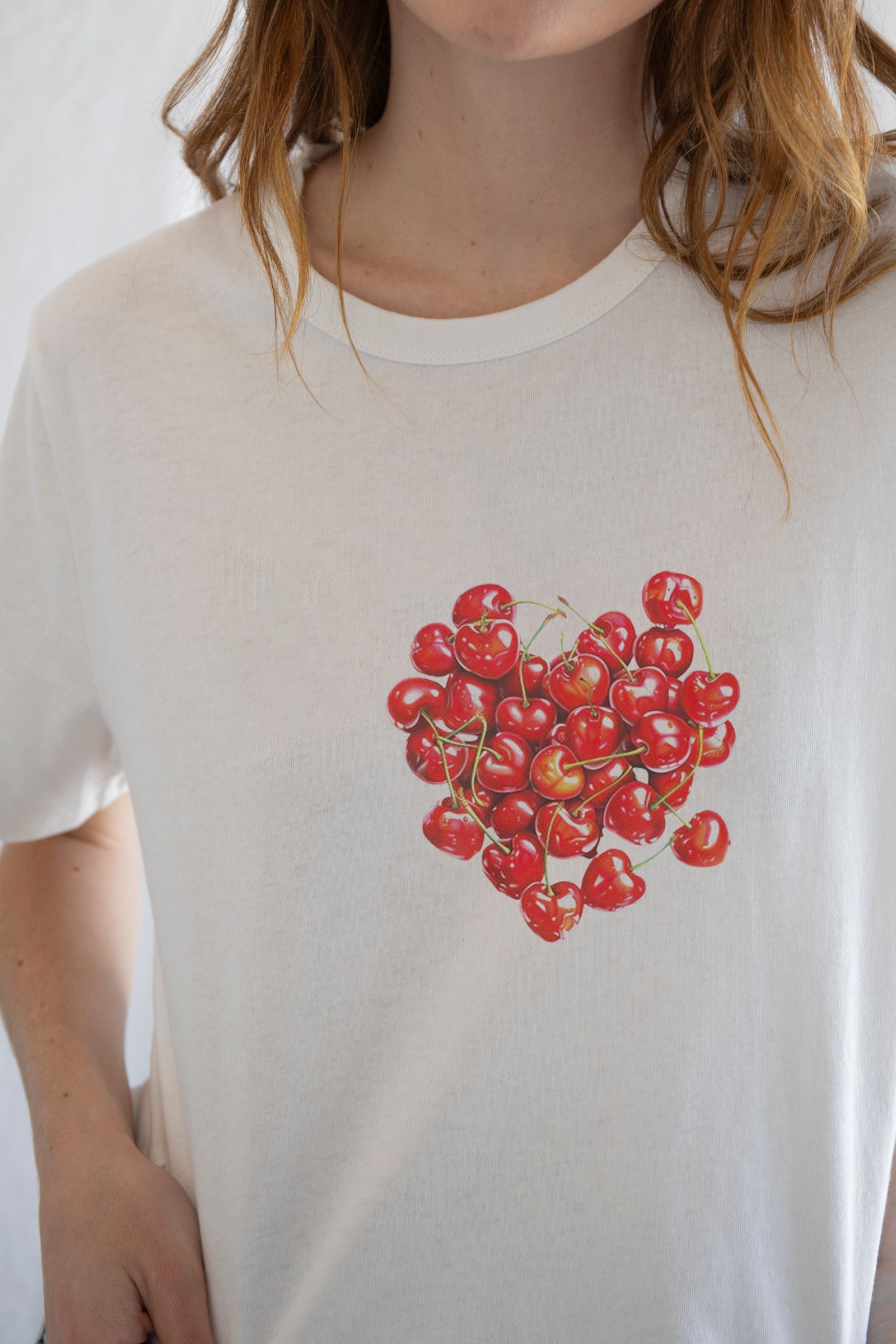 Vintage Cherry Much Tee – Playful Fruit Graphic Size S / US 4 / IT 40 - 3 Thumbnail