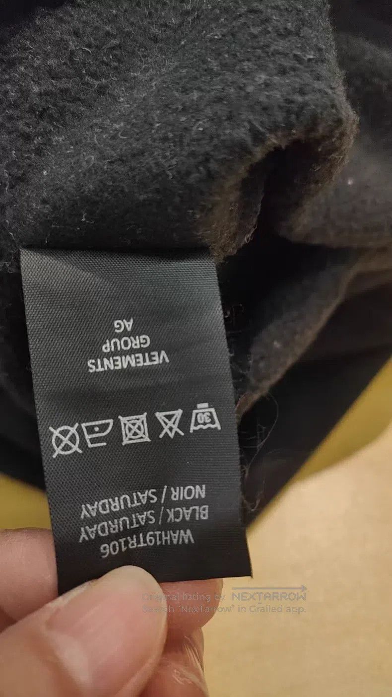 Vetements VETEMENTS Hoodie Size US S / EU 44-46 / 1 - 5 Thumbnail