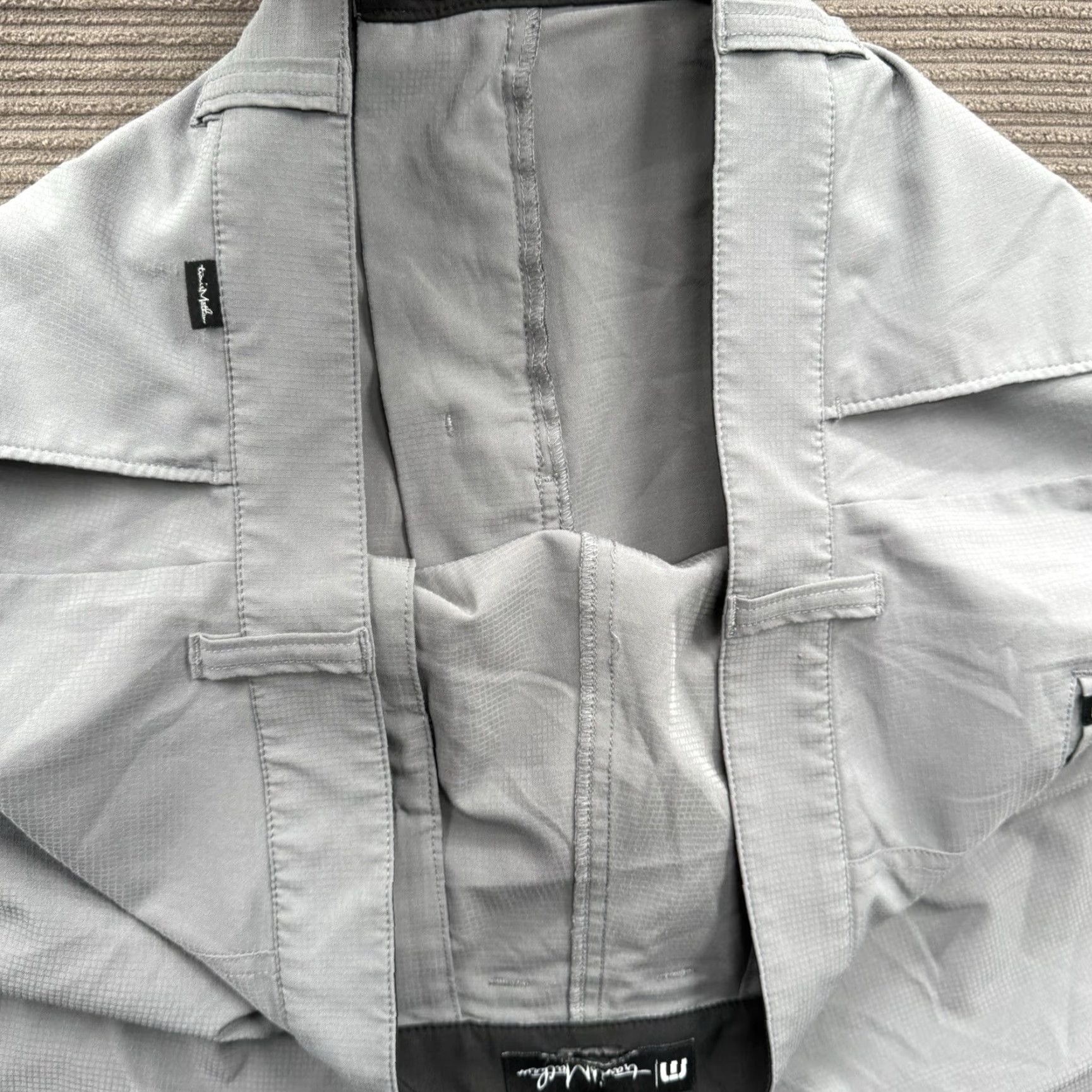 TravisMathew Travis Mathew Shorts Men 40 Gray Golf Golfing Outdoors 9' Inseam Casual Preppy. Size US 40 / EU 56 - 7 Thumbnail