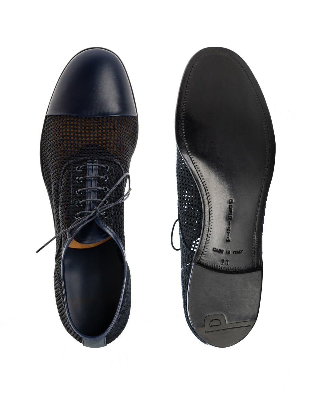 Premiata PREMIATA / SUNSET NAVY RODY OXFORD SHOES Size US 12 / EU 45 - 1 Thumbnail