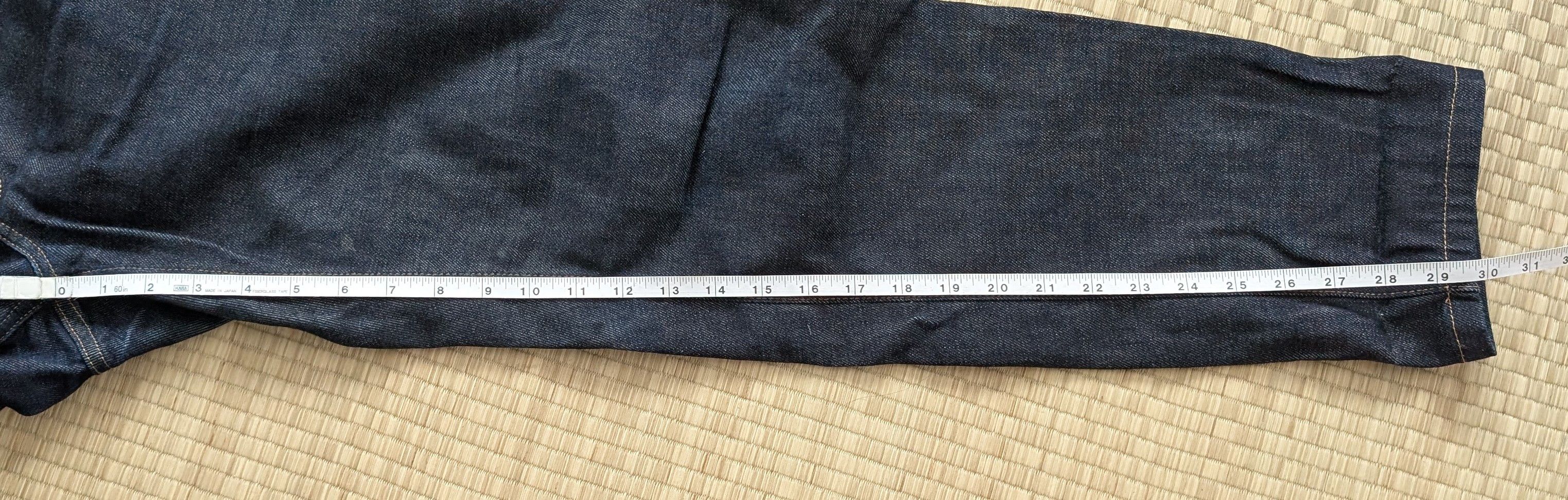 Asket ASKET Raw Denim Regular Jeans Made in Italy Size US 31 - 6 Thumbnail