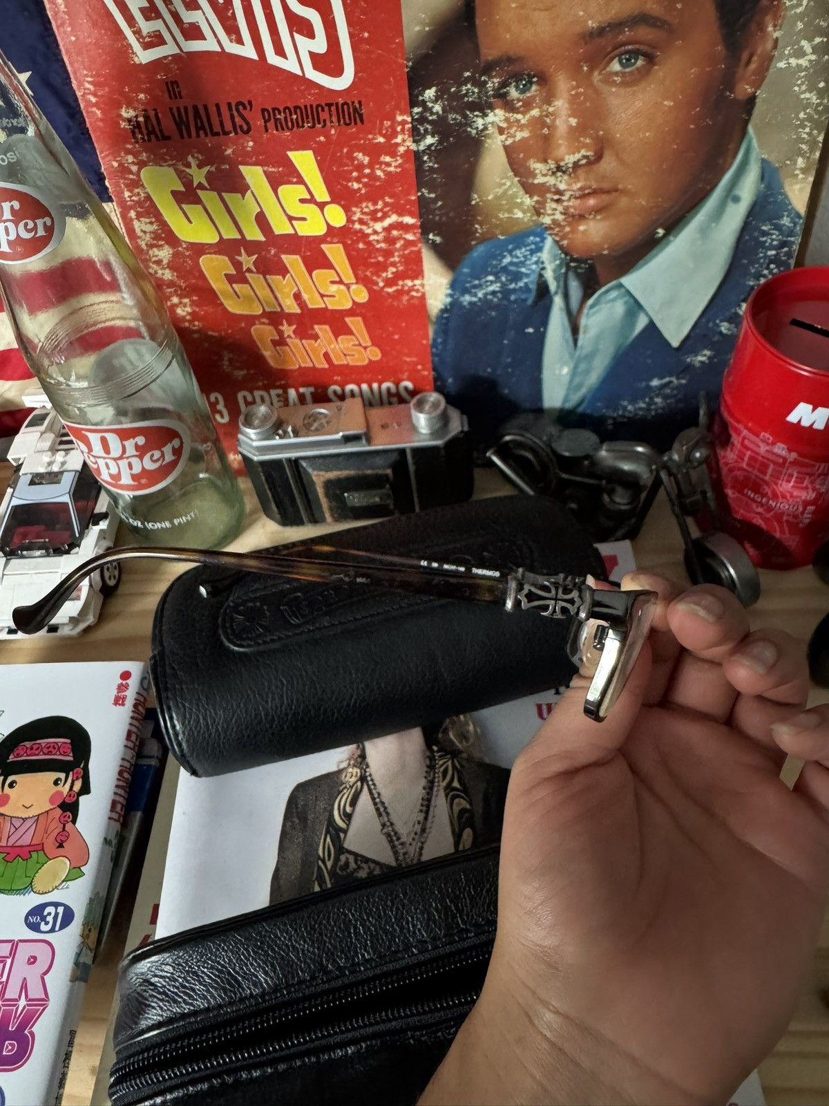 Chrome Hearts Chrome Hearts Glasses and Leather Case Size ONE SIZE - 8 Thumbnail