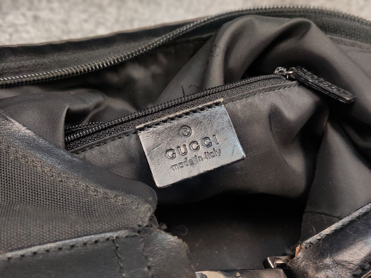 Gucci Vintage Gucci Black Nylon Authentic Shoulder Bag Size ONE SIZE - 22 Thumbnail