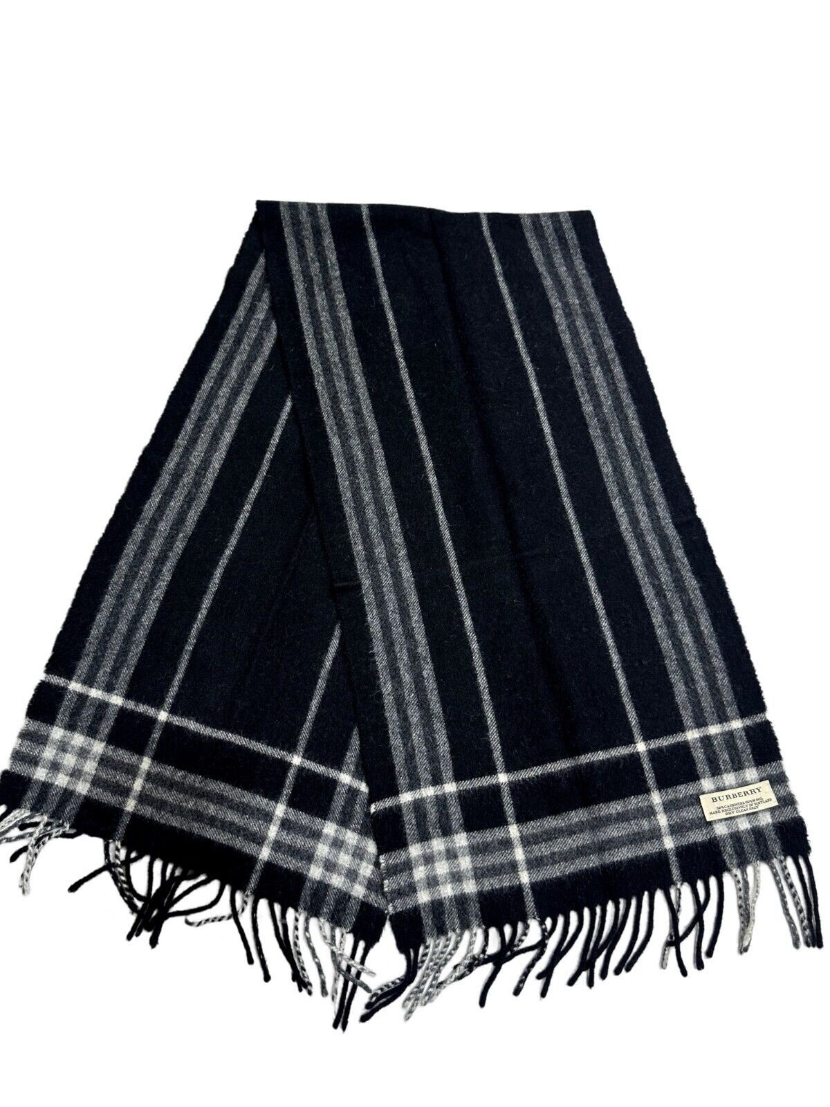 Burberry Vintage Unisex Scarf 50%Cashmere 50%Wool