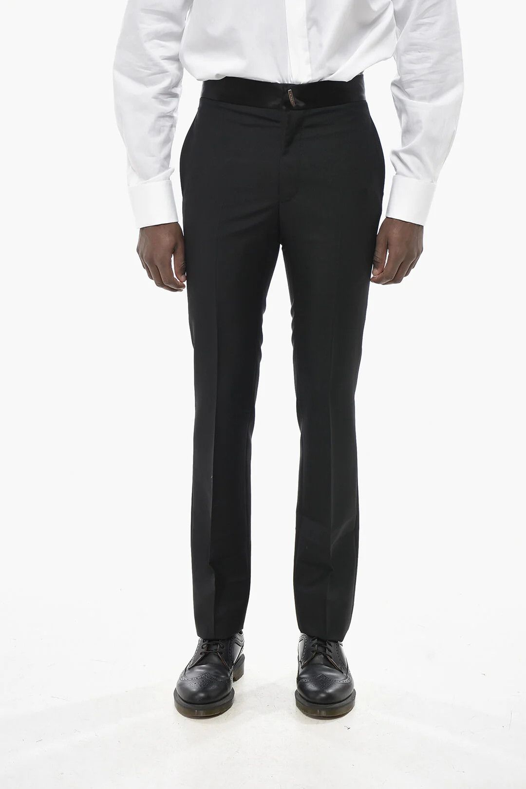 Givenchy og1mm0326 Mohair-Blend Pant in Black Size US 30 / EU 46 - 1 Thumbnail