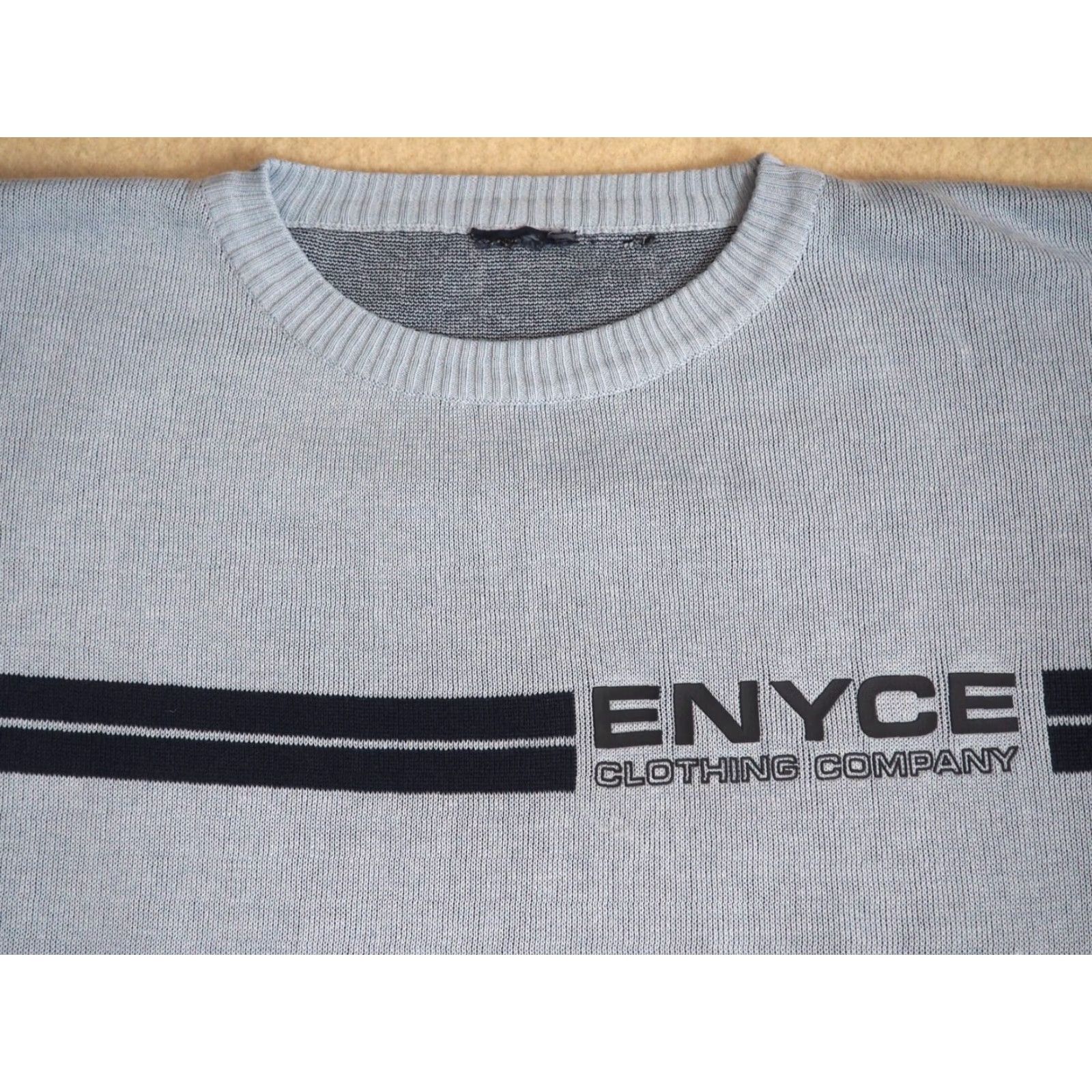 Enyce **VTG Y2K ENYCE SKY BLUE LOGO STRIPE SKATE PULLOVER SWEATER MEN'S XL** User: VTG Y2K ENYCE SKY BLUE LOGO STRIPE SKATE PULlover SWEATER MEN'S XL Size US XL / EU 56 / 4 - 2 Thumbnail