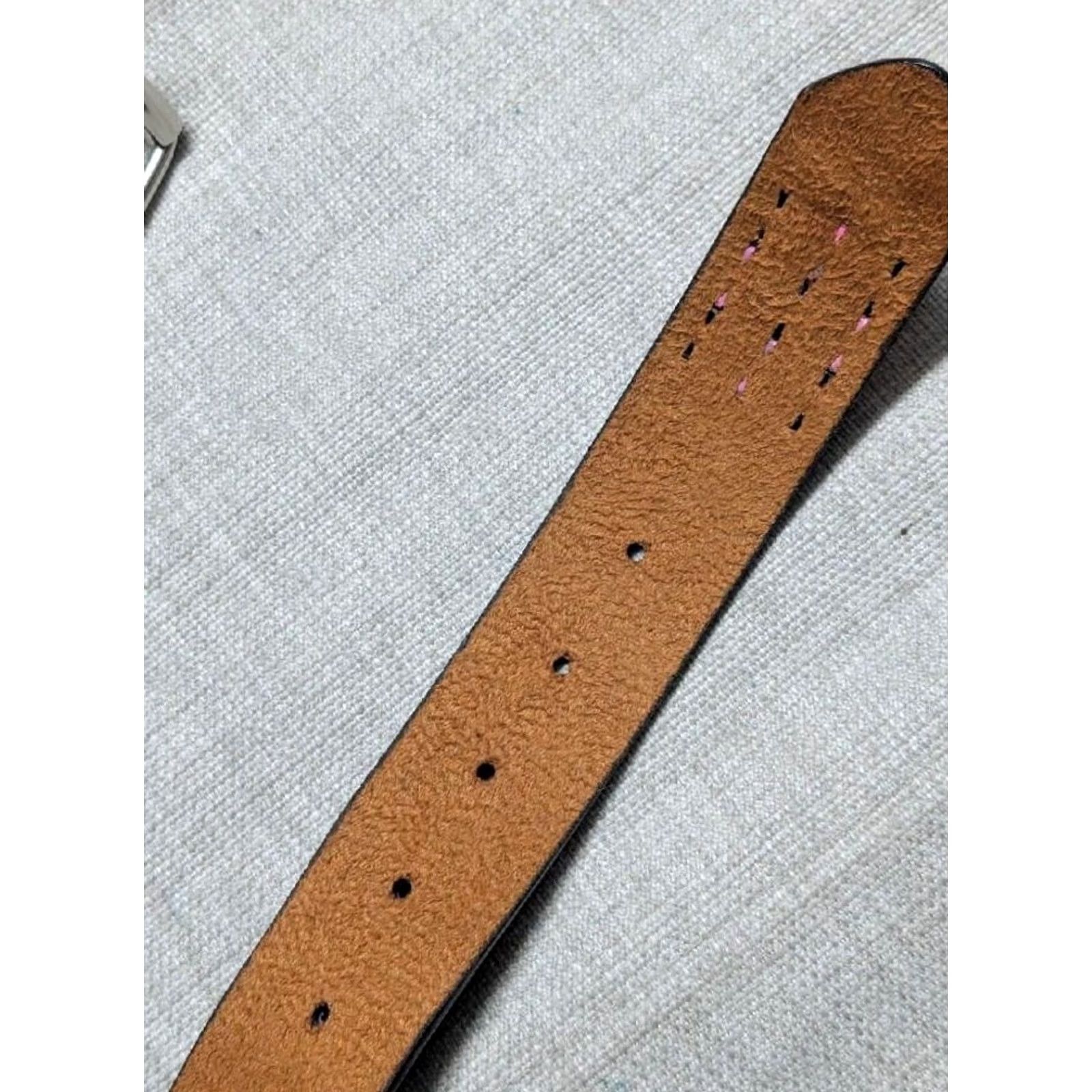 Hot Topic VINTAGE pink NIKEL? belt no Size 36 - 7 Thumbnail