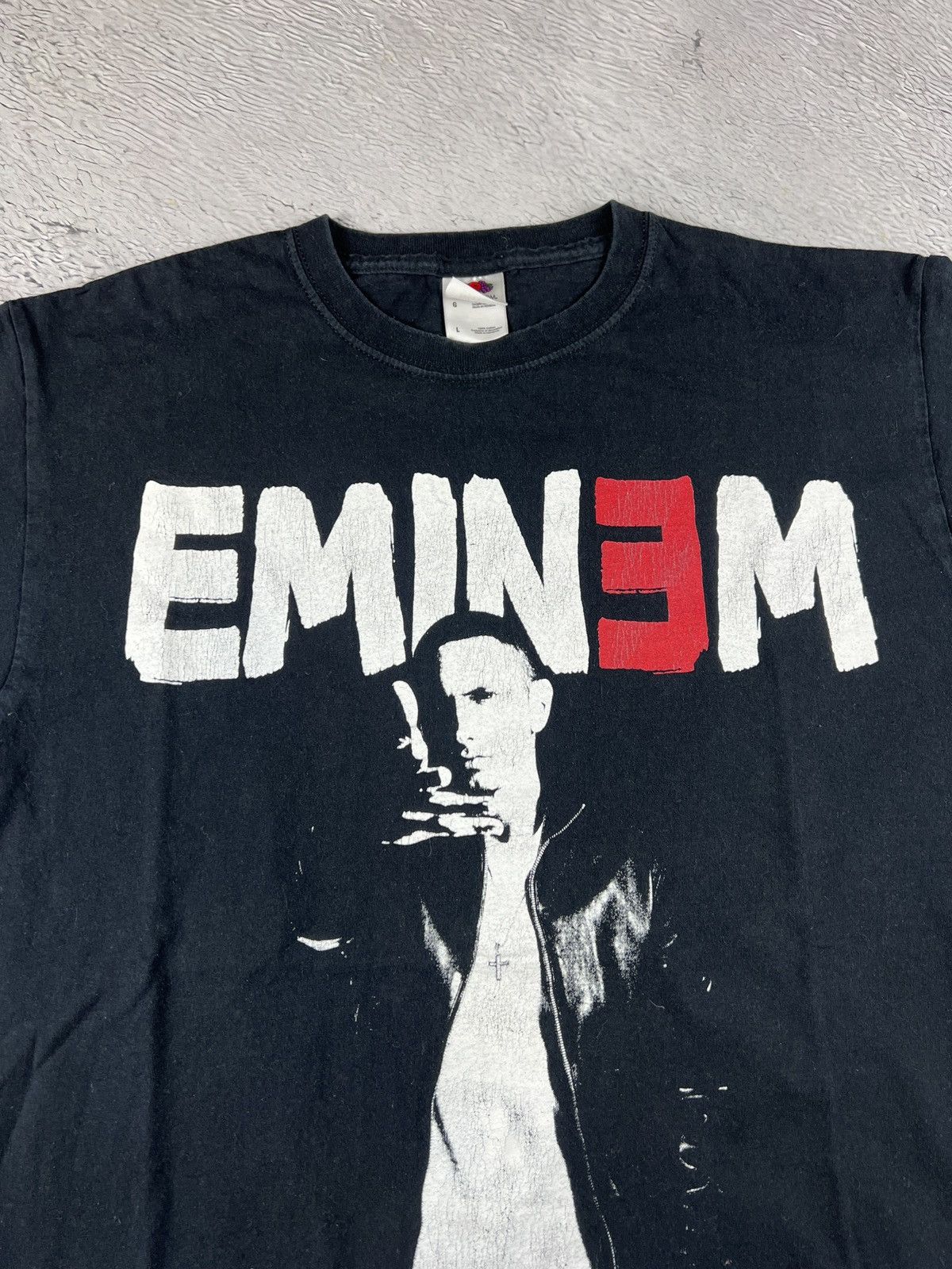 Band Tees Vintage licensed EMINEM Tour t shirt big logo Size US L / EU 52-54 / 3 - 3 Thumbnail