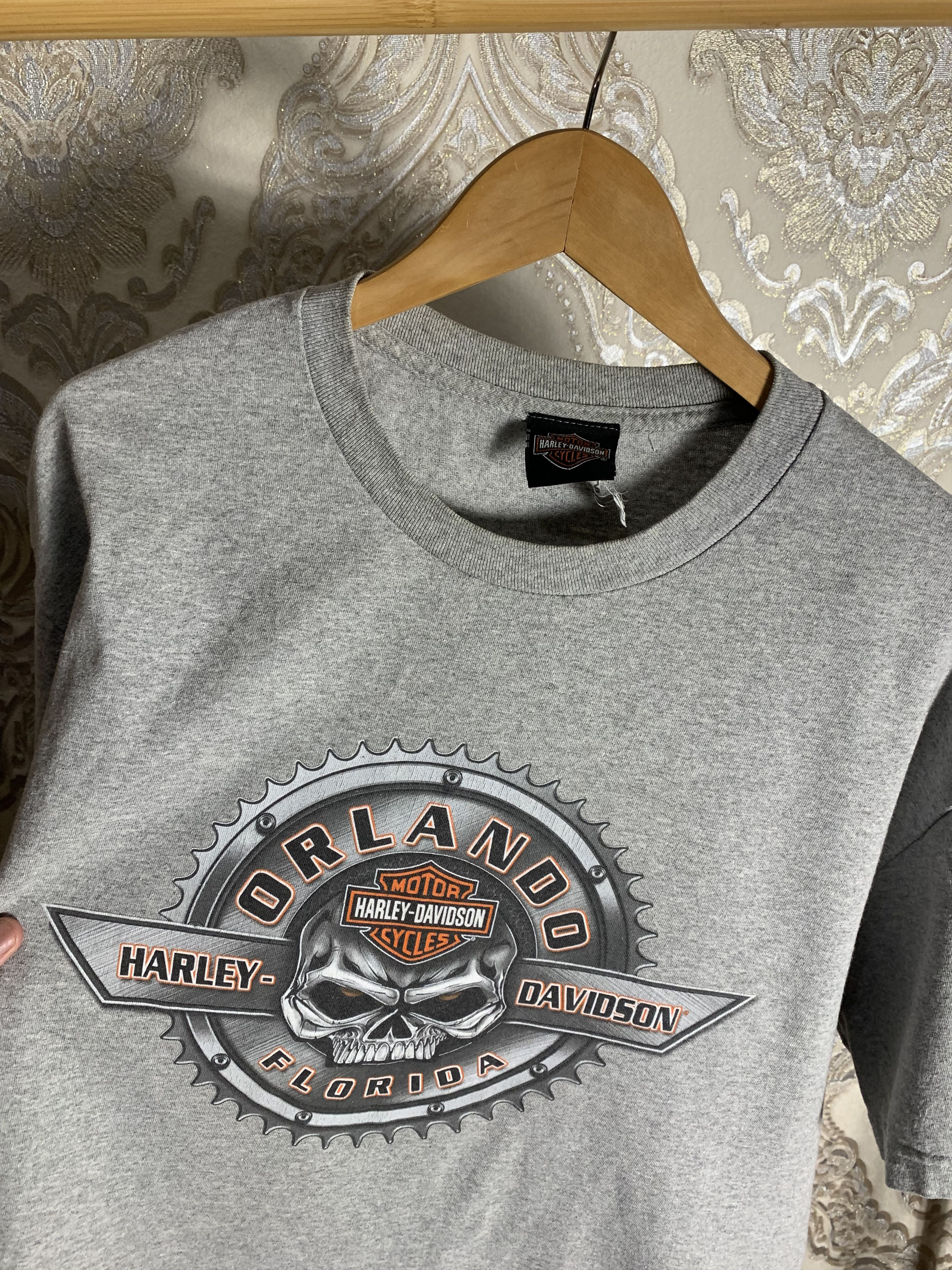 Harley Davidson VINTAGE HARLEY DAVIDSON MOTORCYCLE FLORIDA ORLANDO RETRO 90s Size US XL / EU 56 / 4 - 2 Thumbnail