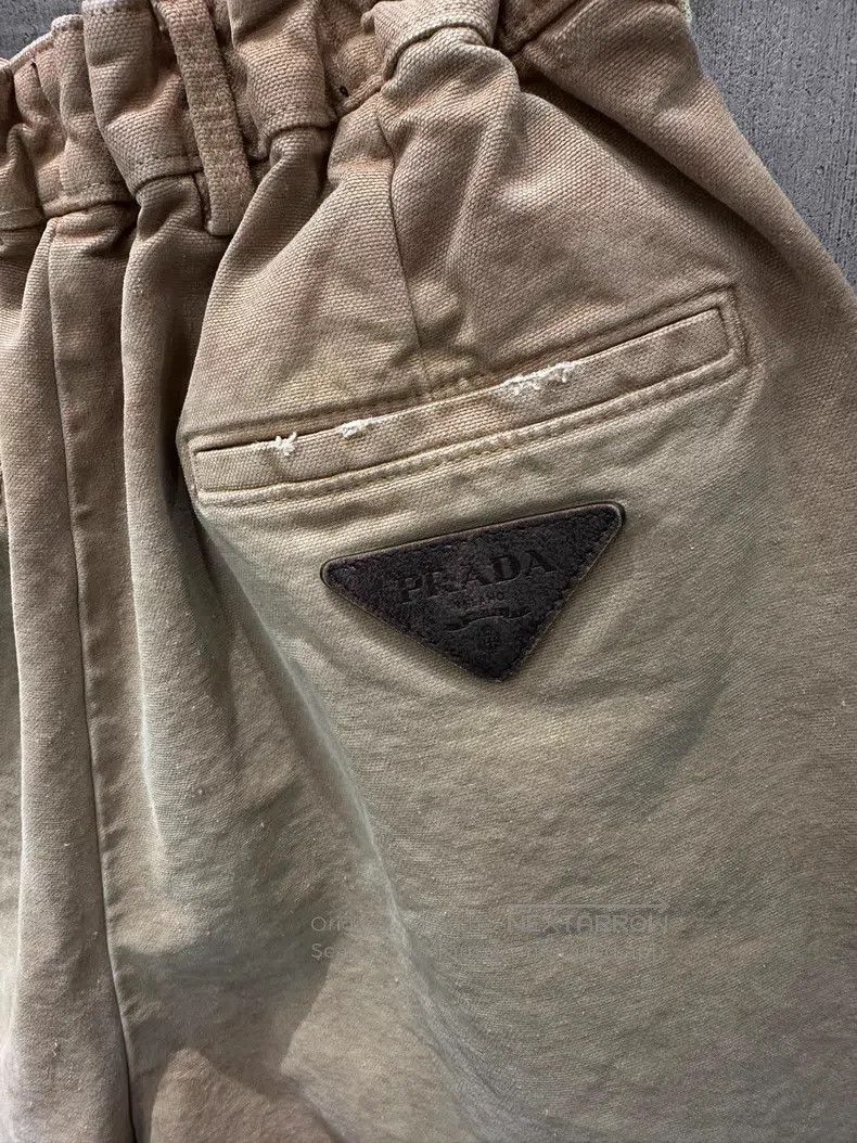 Prada Prada Khaki Work Shorts Size US 40 / EU 56 - 3 Thumbnail