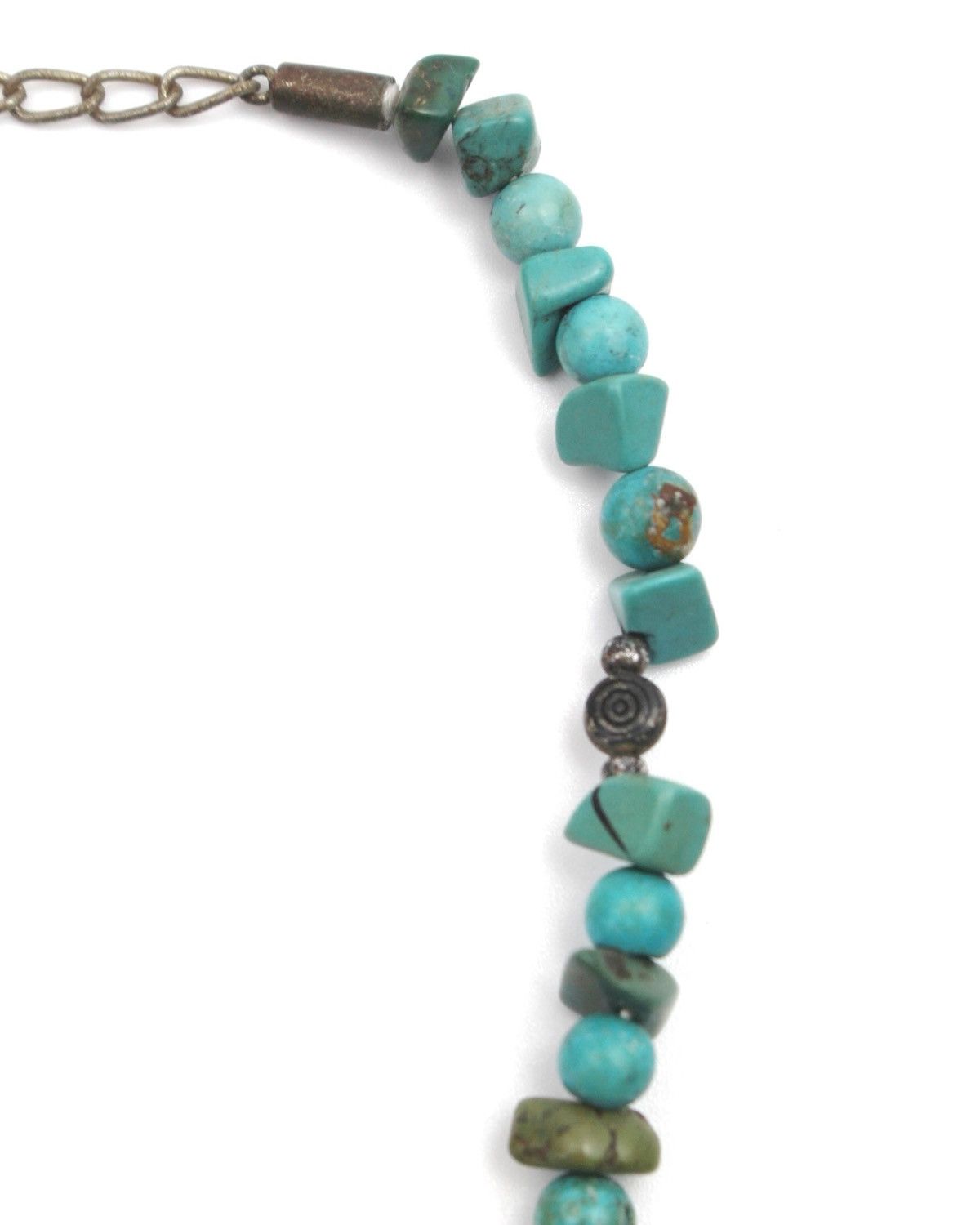 Vintage 1990S JAPANESE MADE DESERT VEIN TURQUOISE NECKLACE Size ONE SIZE - 3 Thumbnail