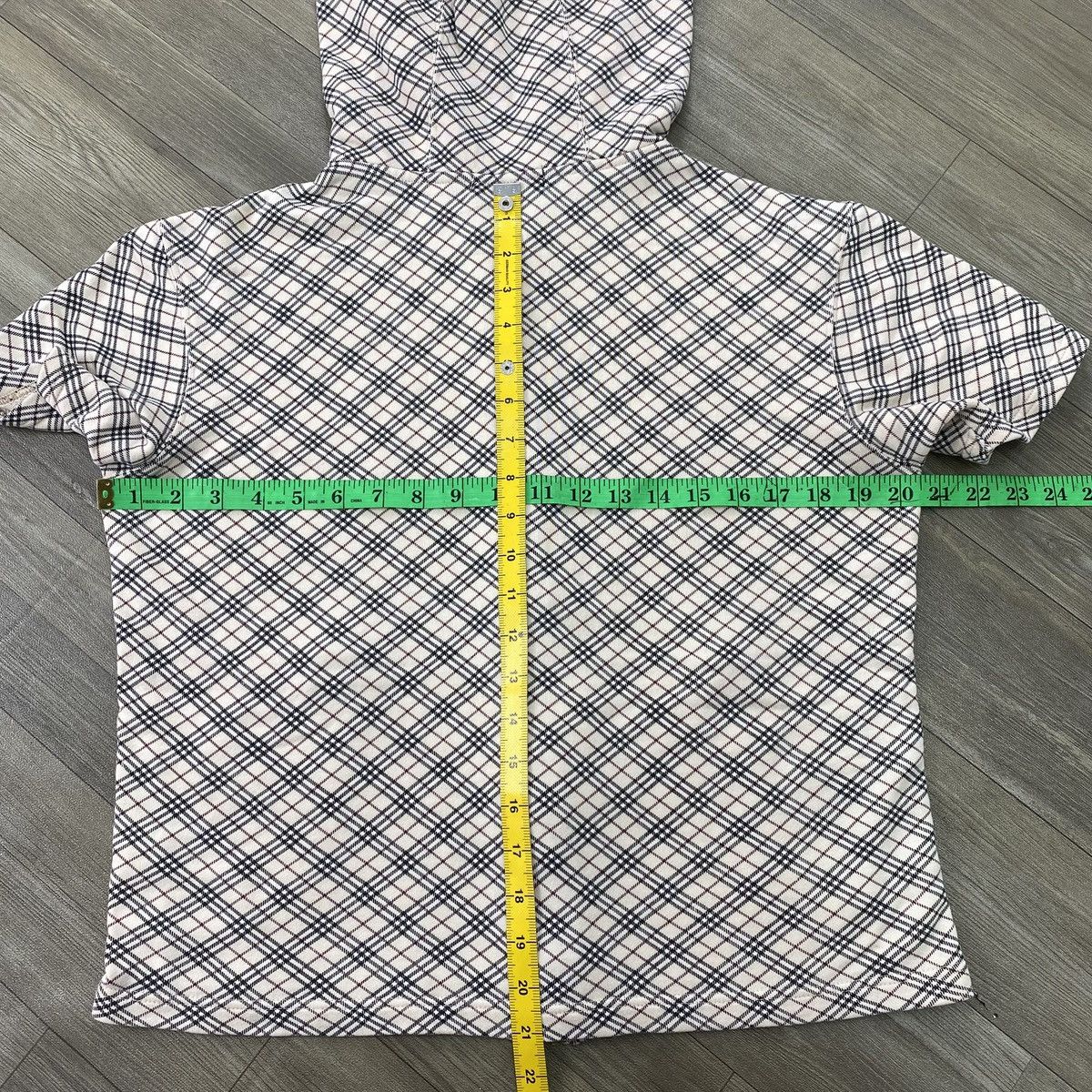 Burberry Burberry London Nova Check Plaid Short Zip Hoodie Luxury Size S / US 4 / IT 40 - 13 Thumbnail