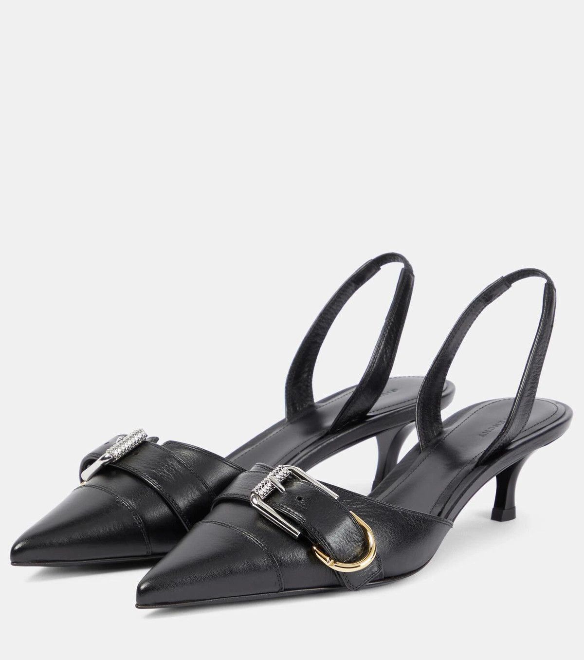 Givenchy o1y0925 Slingback Pumps in Black Size US 7 / IT 37 - 3 Thumbnail