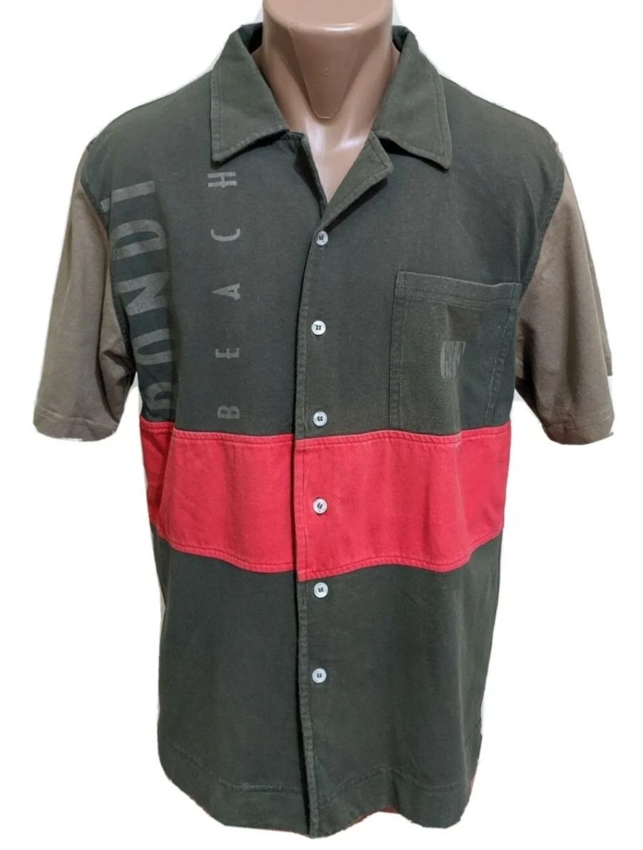 Gianfranco Ferre GFF GIANFRANCO FERRE BONDI BEACH Bowling Summer Shirt Beach Size US M / EU 48-50 / 2 - 2 Thumbnail