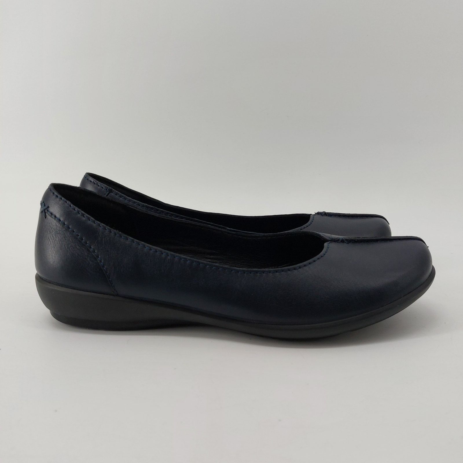 Other Hotter Womens Size 8 Robyn Leather Navy Blue Womens Slip On Size US 8 / IT 38 - 7 Thumbnail