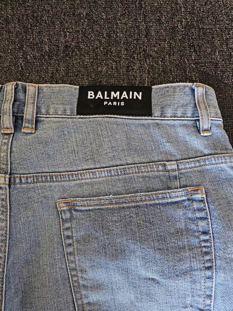 Balmain Balmain Distressed Biker Jeans Size US 34 / EU 50 - 4 Thumbnail