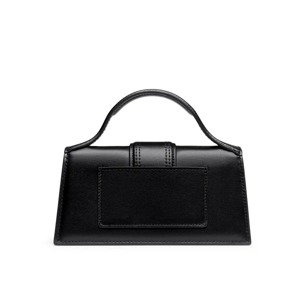 Jacquemus JACQUEMUS The Bambino Black Leather Flap Small Shoulder Bag Size ONE SIZE - 3 Thumbnail