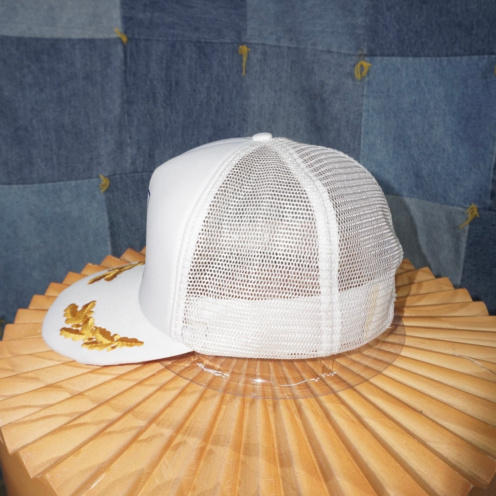 Vintage OSFA - Vintage star building products gold leaf trucker hat Size ONE SIZE - 4 Thumbnail