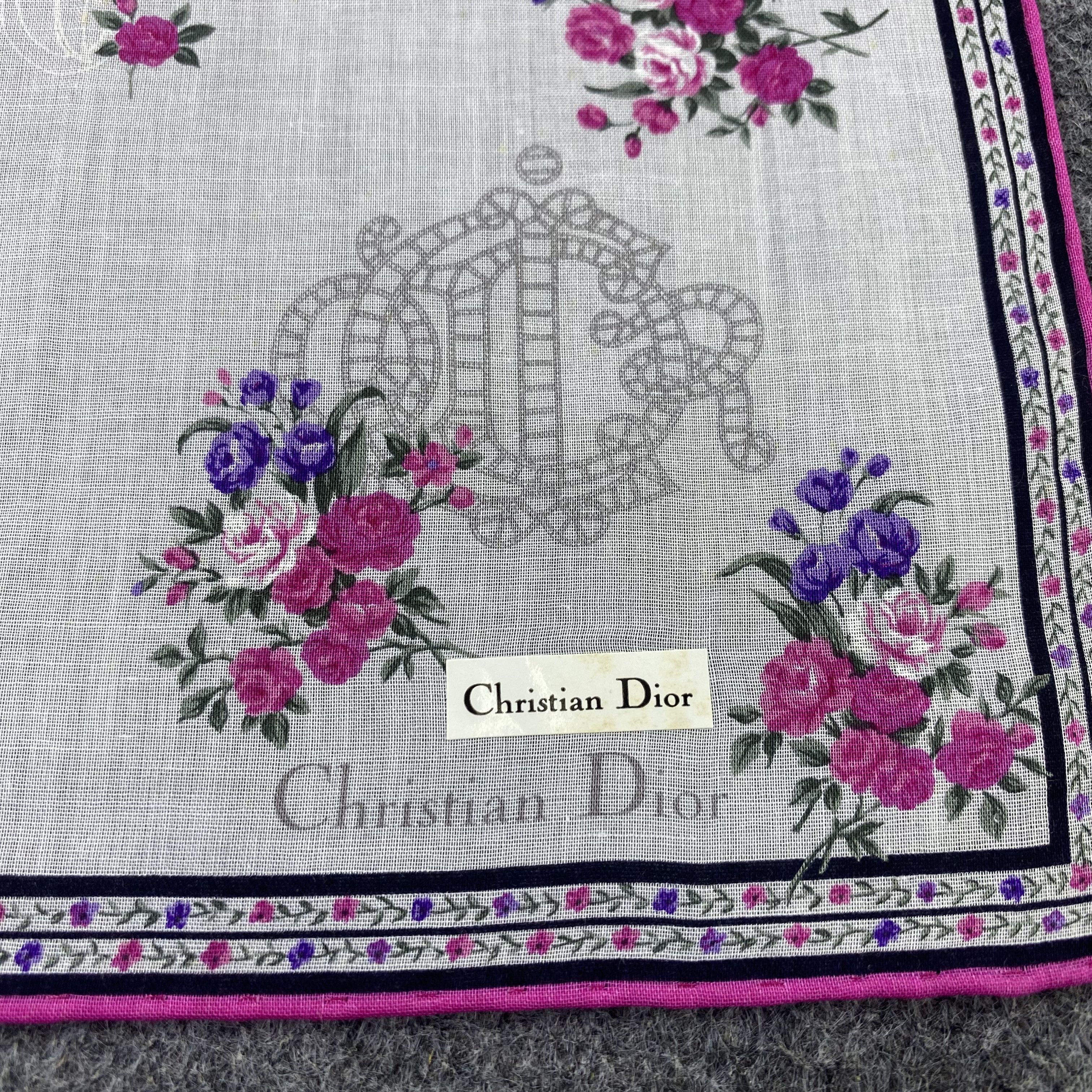Vintage Christian Dior Handkerchief Neckerchief Bandana-B2078 Size ONE SIZE - 6 Thumbnail