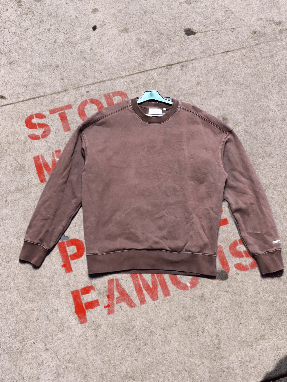 Carhartt 00s Vintage CARHARTT Logo Graphic Y2k Sweatshirt Crewneck Size US S / EU 44-46 / 1 - 1 Thumbnail