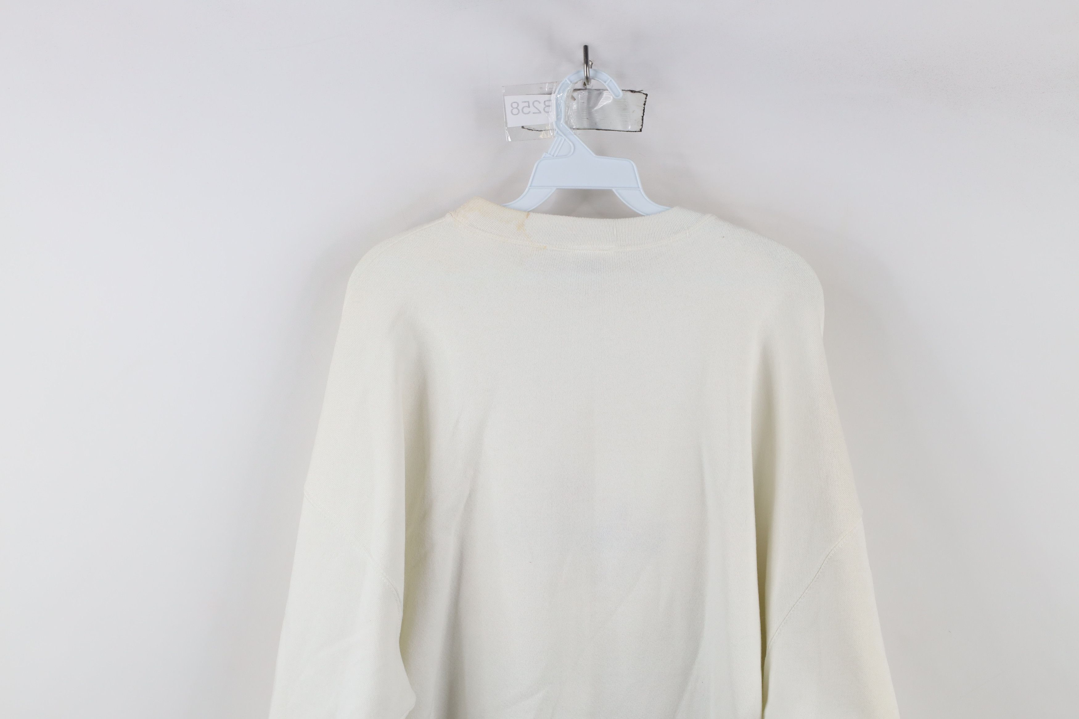 Vintage Vintage 90s Streetwear Boating Anchor Flag Sweatshirt White Size US XXL / EU 58 / 5 - 13 Thumbnail