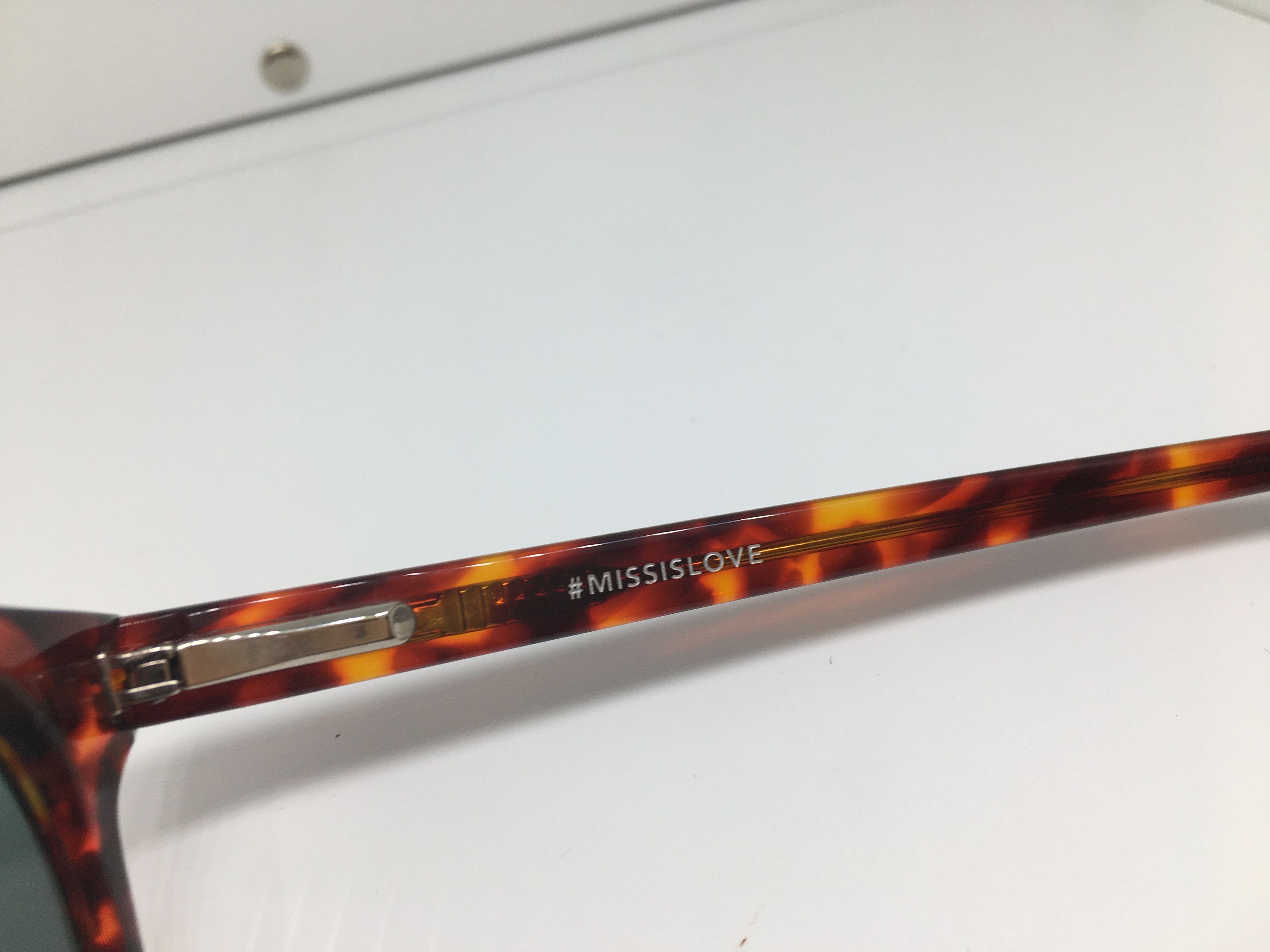 Vintage Handmade Tortoise Missislove Sunglasses Frame Size ONE SIZE - 4 Thumbnail