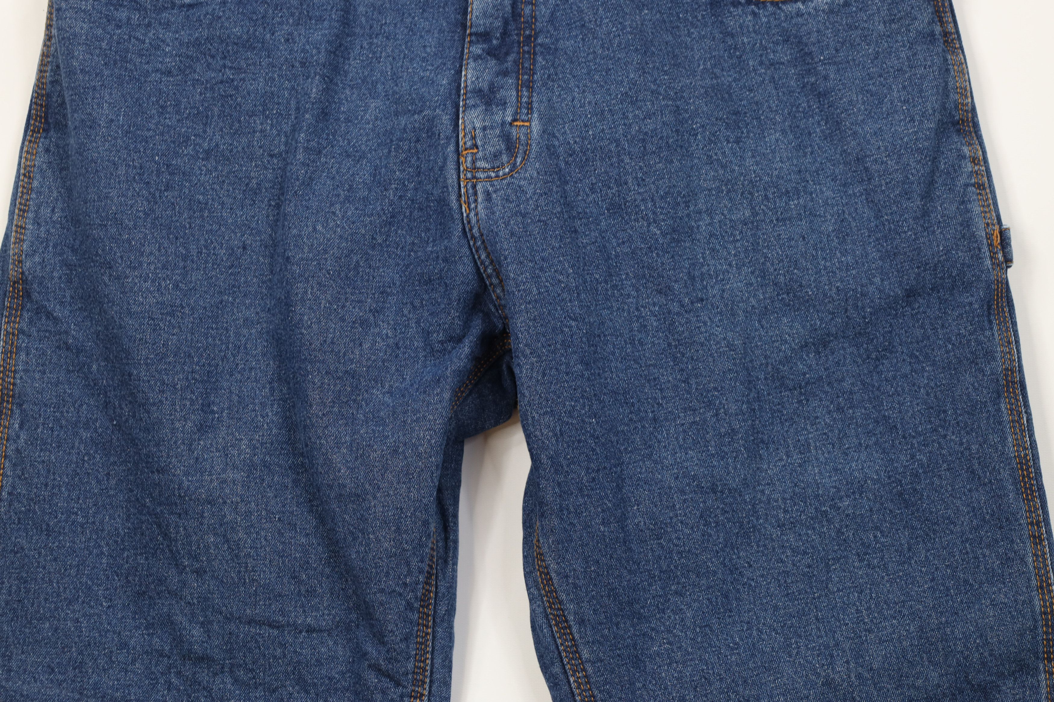 Vintage Vintage Y2K Streetwear Lined Wide Leg Dungaree Denim Jeans Size US 36 / EU 52 - 4 Thumbnail