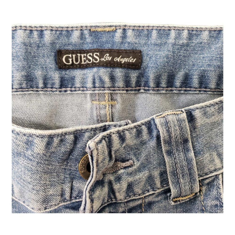 Designer CT138 Ladies Blue Guess Jeans size 27 Size 27" / US 4 / IT 40 - 2 Thumbnail