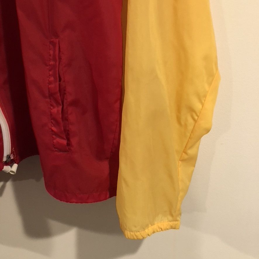 K-Way 1980s K-Way Windbreaker Vintage Red & Gold Size US L / EU 52-54 / 3 - 3 Thumbnail