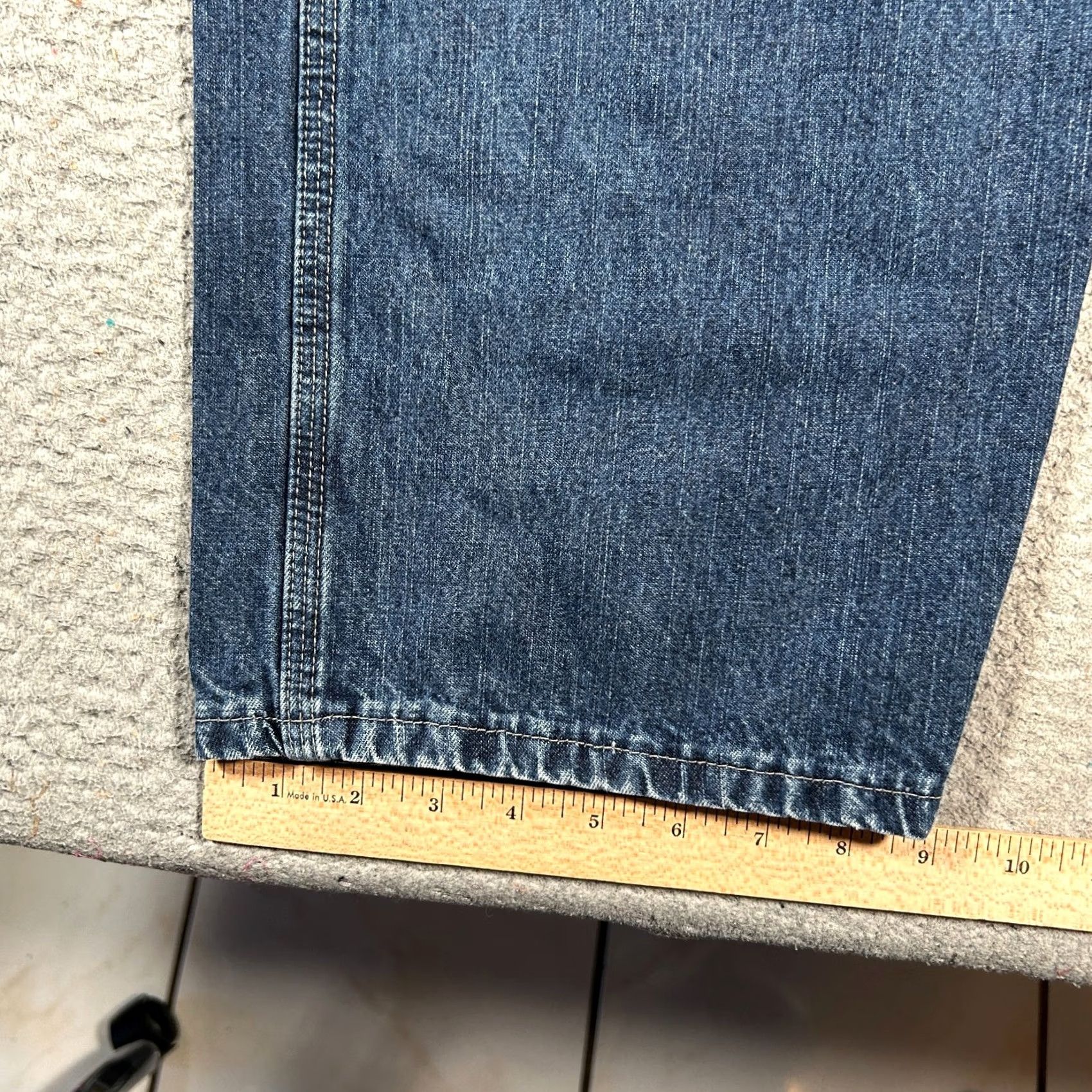 Wrangler VTG Wrangler Hero Carpenter Jeans Men 34x32 Blue Denim Straight Workwear Utility Size US 34 / EU 50 - 7 Thumbnail