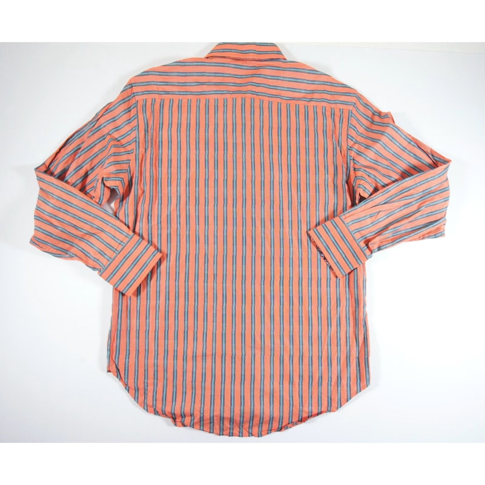 Robert Graham Robert Graham Shirt Large Red Striped Button-Up Long Sleeve Collared Mens Size US L / EU 52-54 / 3 - 7 Thumbnail