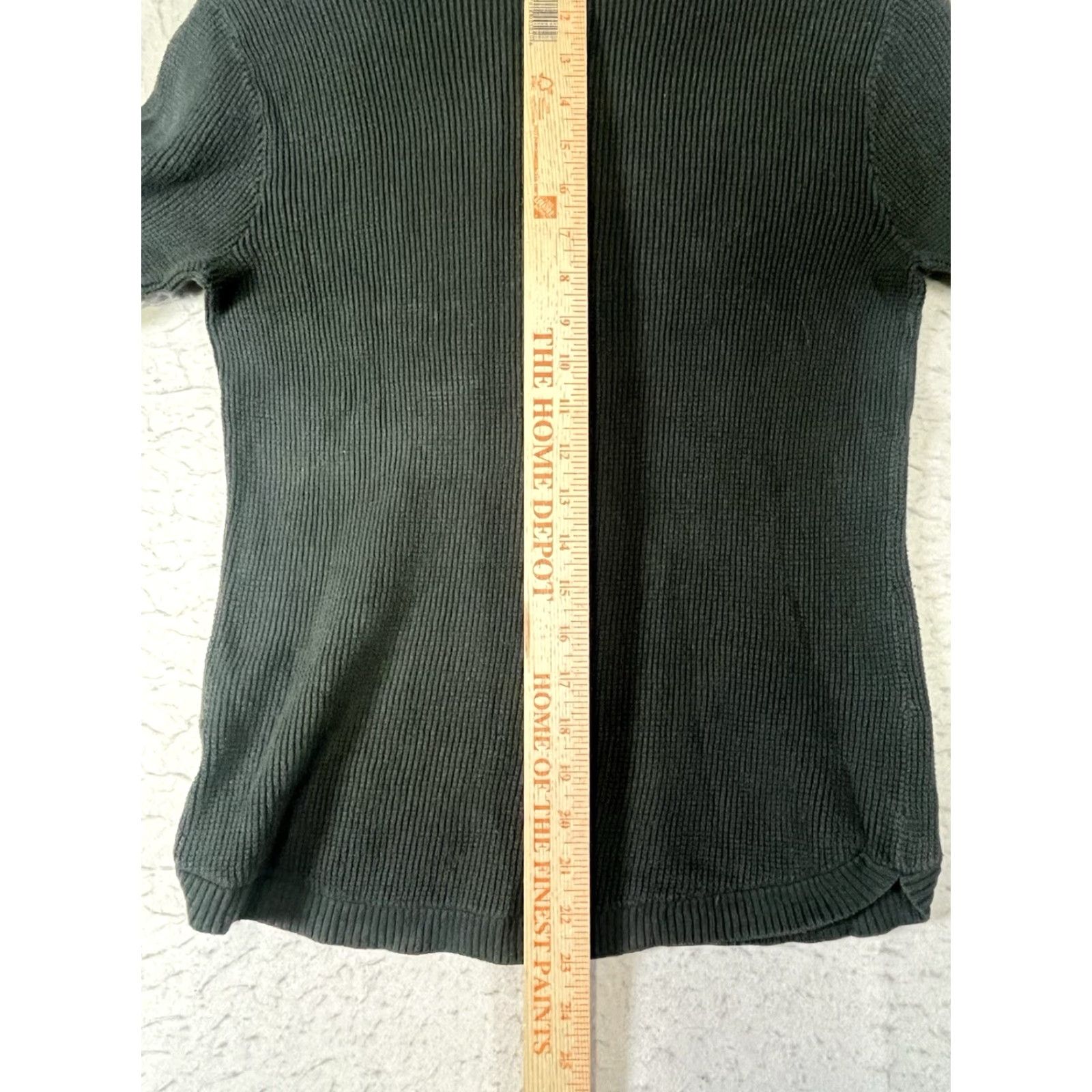 Ralph Lauren Lauren Ralph Lauren Sweater Women Green Waffle-Knit Cowl Neck Sz Medium Size M / US 6-8 / IT 42-44 - 4 Thumbnail