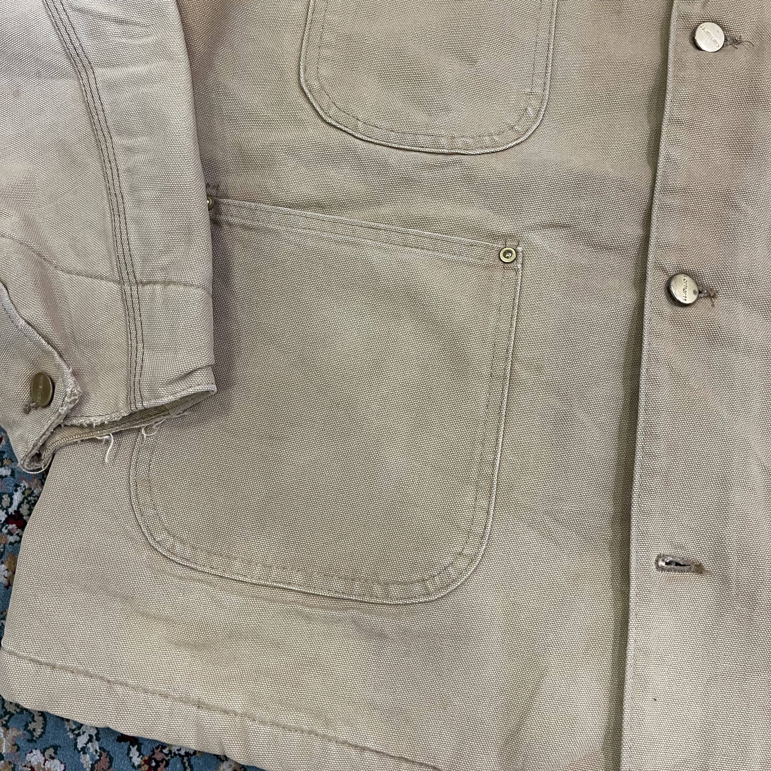 Carhartt × Carhartt Wip × Vintage Vtg 90s Carhartt Detroit Jacket Inner Blanket Size US XL / EU 56 / 4 - 8 Thumbnail